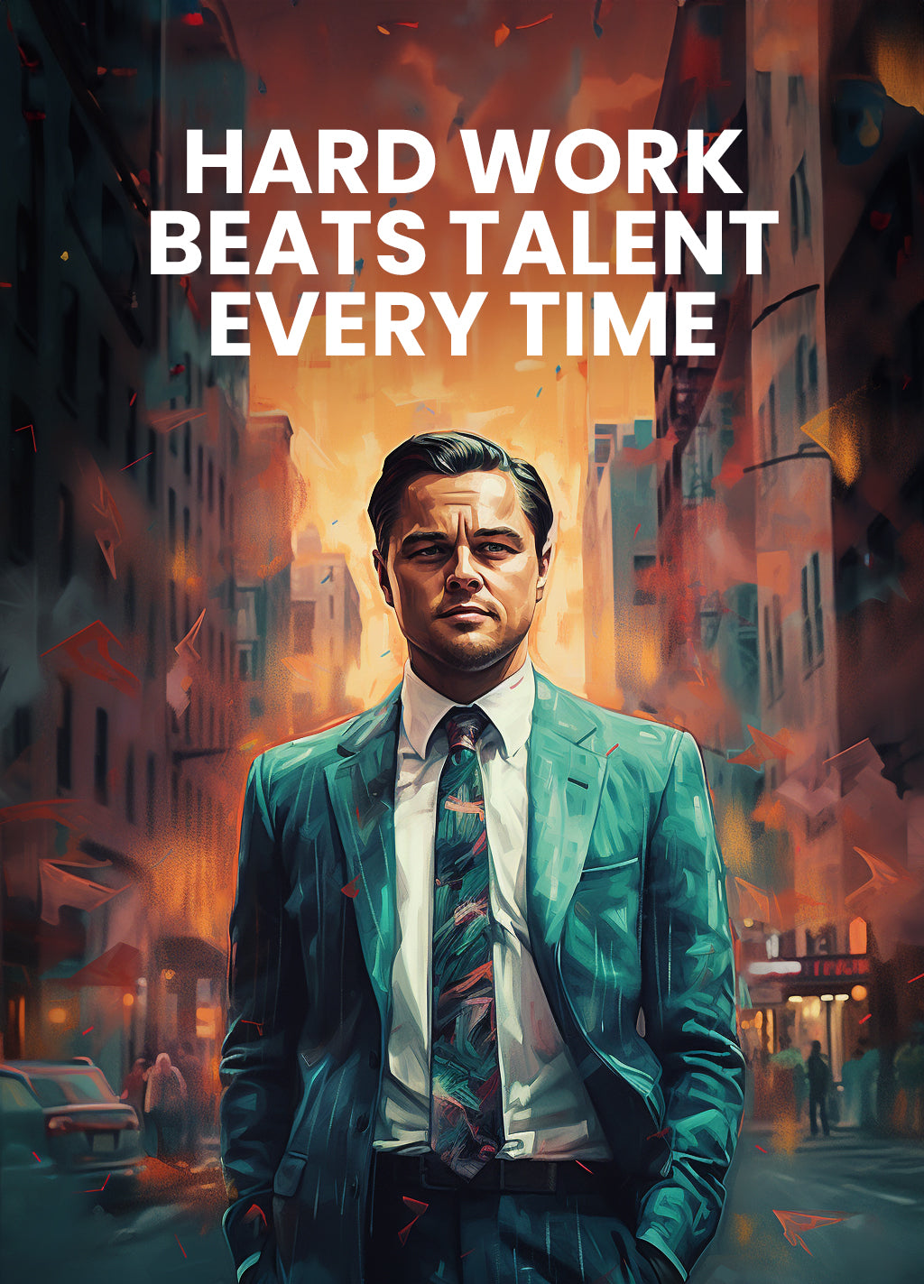 Hard Work Beats Talent - The Wolf