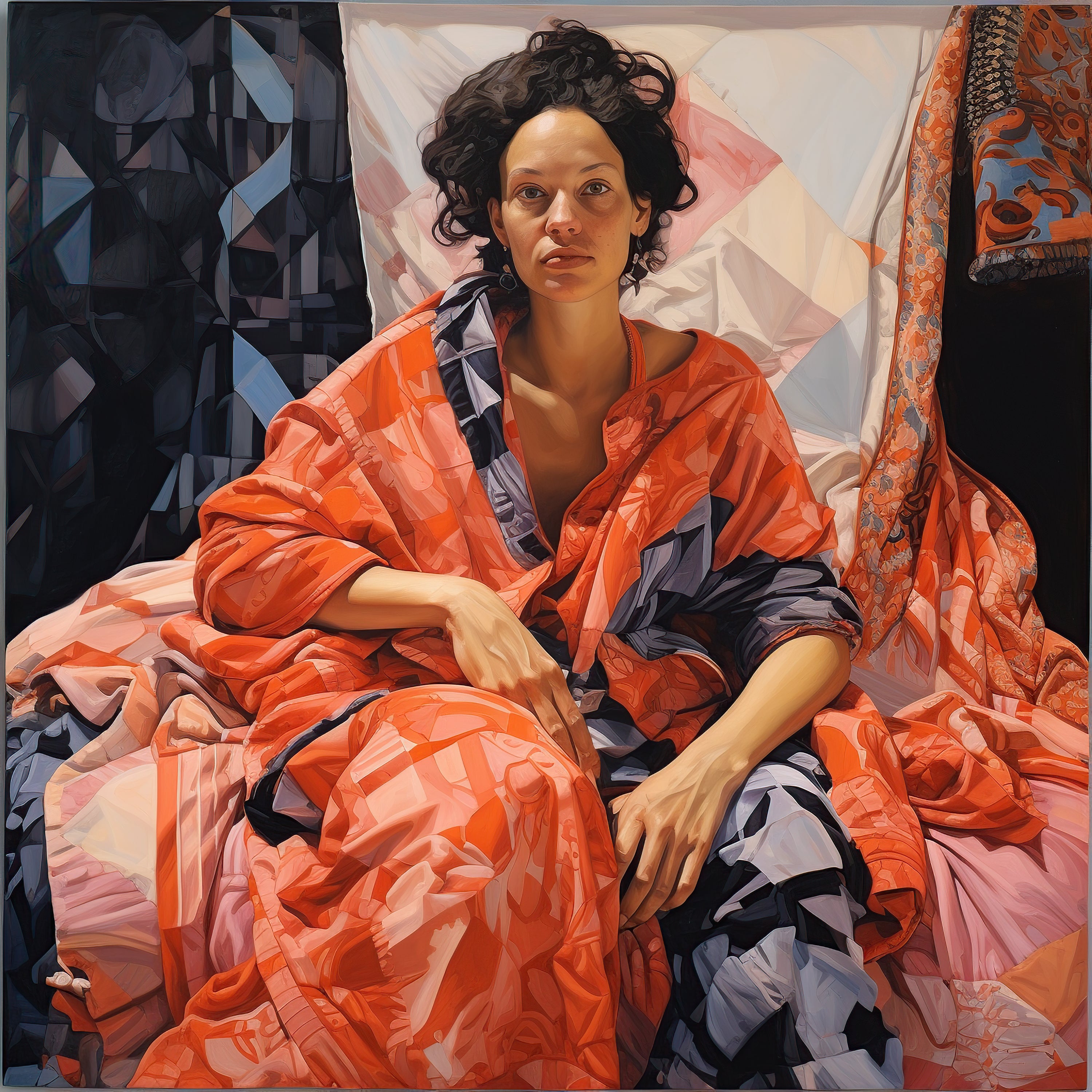 Woman In Orange